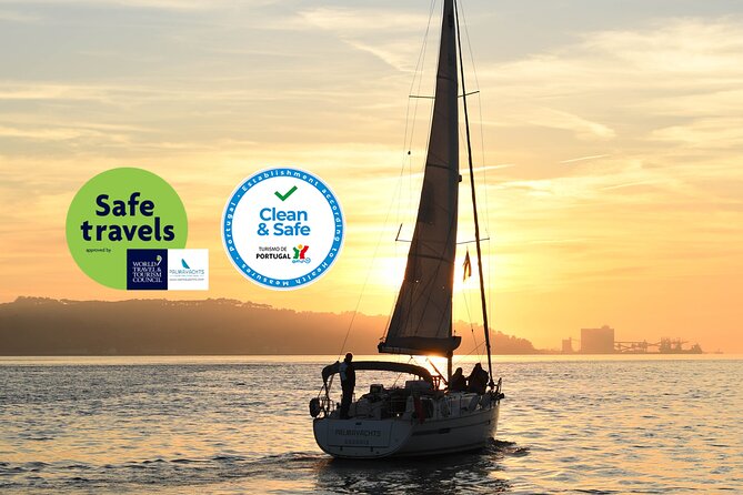 Lisbon Small Group 2h Sunset Sailing- Live Commentary & a Drink - Boarding a small 12-person boat, and what comfort really feels like