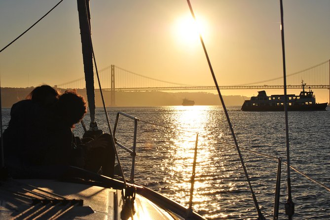 Lisbon Small Group Sunset Sailing 2h Cruise with Drinks Included - Cristo Rei and the golden-hour skyline moment
