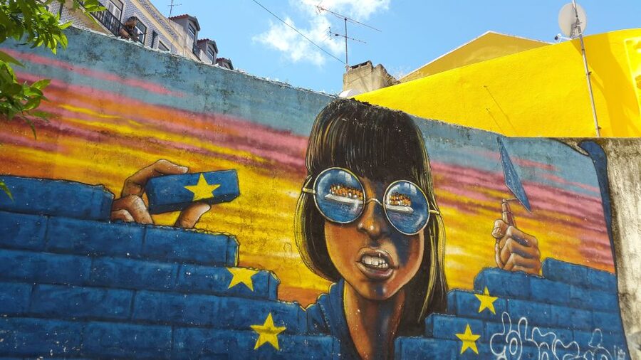 Lisbon: Street Art and Historical Walking Tour - Street Art Stops: Vhils, Nomen, Odeith, Gonçalo Mar on Real Streets