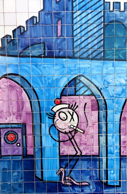 Lisbon Street Art Lovers Walk - Street art in Lisbon is a neighborhood map