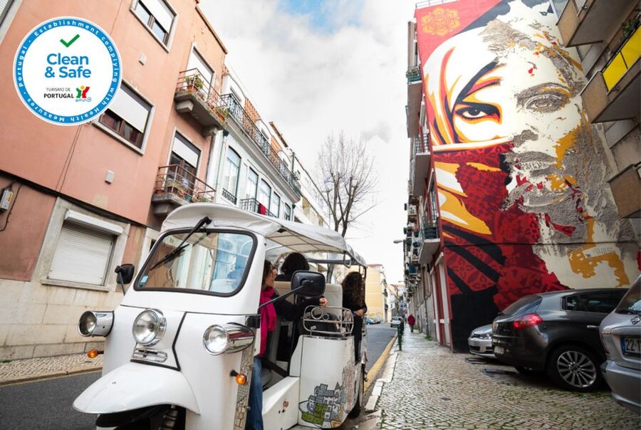 Lisbon: Street Art TukTuk Tour - Electric tuk tuk logistics, and why the ride changes the tour