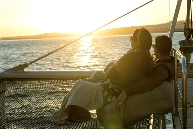 Lisbon: Sunset Catamaran Boat Tour with Music and Drinks - Jerónimos Monastery and MAAT: Old Stone Meets Modern Edges