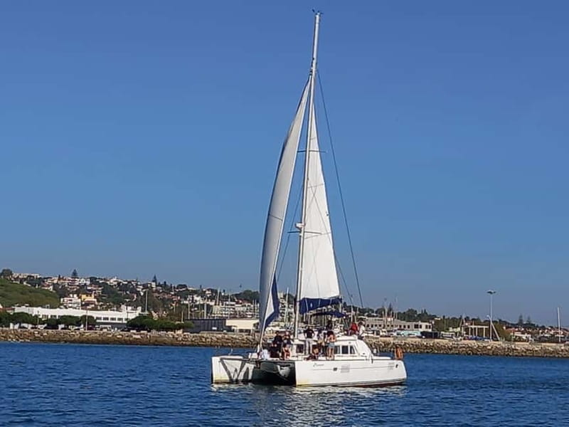 Lisbon: Sunset Catamaran Cruise with Drinks - Belém Tower, Monument to the Discoveries, and Champalimaud Foundation