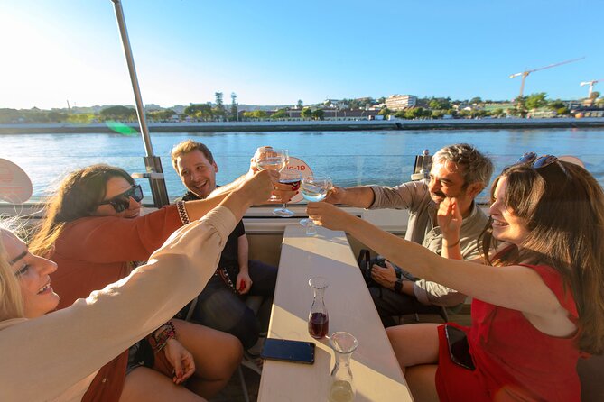 Lisbon Sunset cruise with Welcome Drink and Snack included - Golden Hour Along the Tagus: From Square of Commerce to Christ