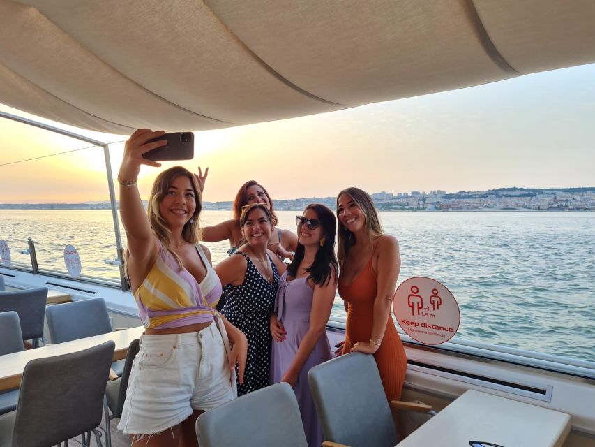 Lisbon: Sunset Cruise with Welcome Drink and Snacks - Modern Boats and the Best View Setup: Open-Air, Covered, and Wheelchair Accessible
