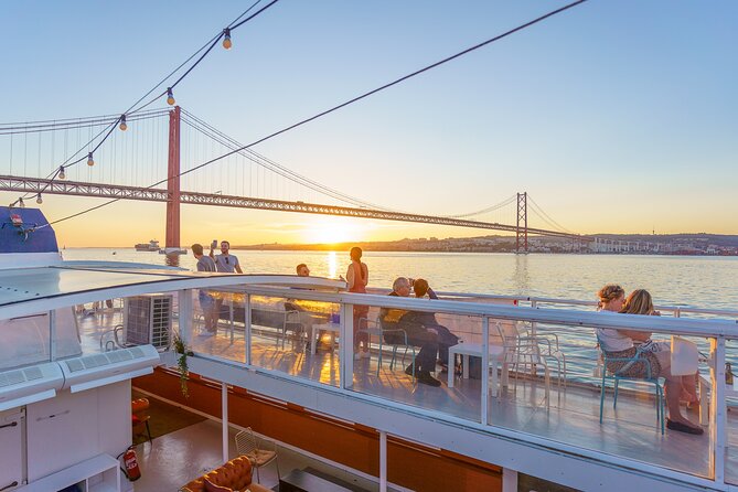 Lisbon Sunset Cruise with Wine and Snacks - Belém Tower from the Tagus: what you actually see