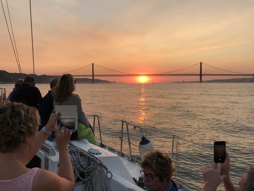 Lisbon: Sunset Sailing Cruise with Wine - What you see along the river, from Belém Tower to the Christ statue
