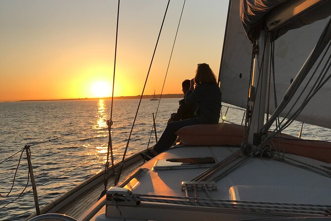 Lisbon Sunset Sailing Tour History & Local Wine — Small Group - Belém Tower and the Monument of the Discoveries from the River