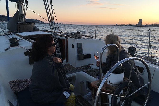 Lisbon Sunset Sailing Tour with White or Rosé Wine and Snacks - Padrão dos Descobrimentos: the “frozen caravel” monument from the Tagus