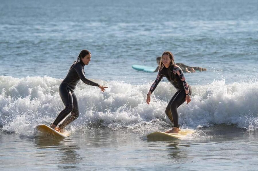 Lisbon Surf Guide - Surf class & Pick Up - 2 hours on the beach, with about 1.5 hours actually surfing