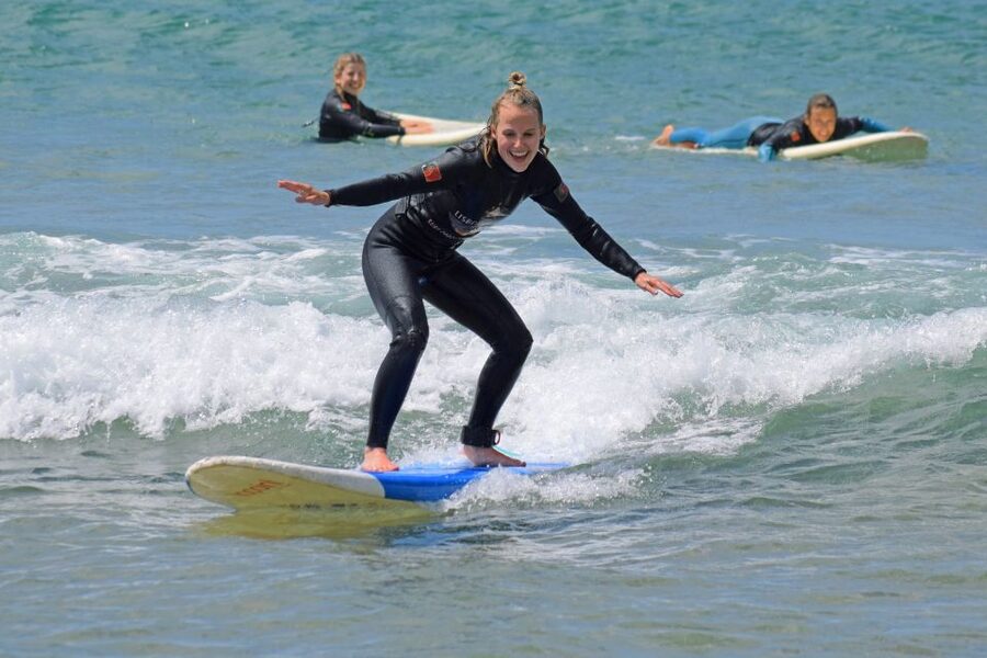 Lisbon: Surf Lesson - What you learn on day one: safety, ocean reading, and wave choice