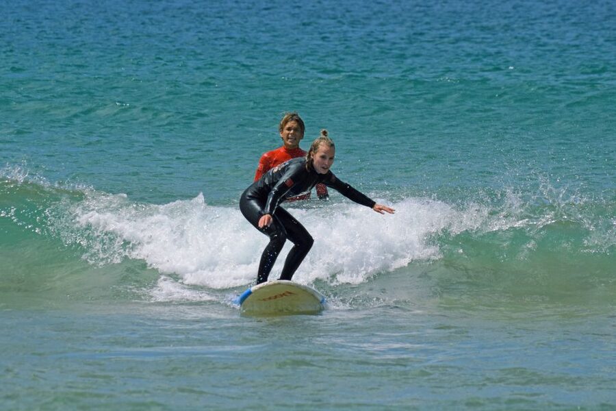 Lisbon: Surf Lesson - Meeting at Carcavelos, then getting fitted and ready