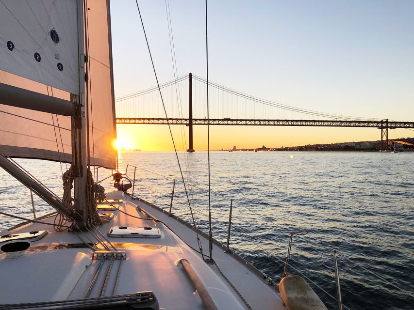 Lisbon: Tagus River Sunset Cruise with Drinks - Museum of Art, Architecture and Technology and the Bridge Finale