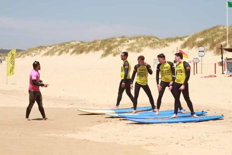 Lisbon: The Surf Instructor - surf lessons with transfer - Key highlights at a glance