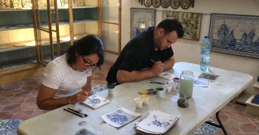 Lisbon Tiles and Tales: Full-Day Tile Workshop and Tour - The Azeitão workshop, where tradition still shapes the look