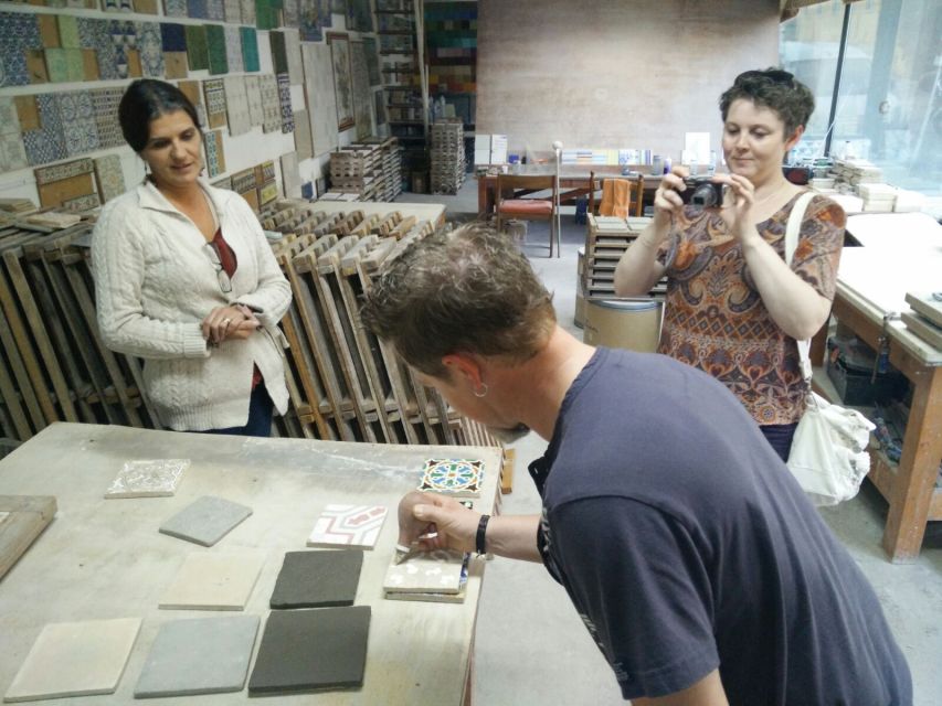 Lisbon Tiles and Tales: Full-Day Tile Workshop and Tour - Painting your own tile, then planning where it goes next