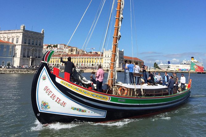 Lisbon Traditional Boats - Guided Sightseeing Cruise - From riverfront scenes to Belém Tower, spotting what’s worth your attention