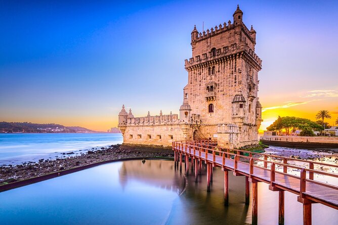 Morning Lisbon Sanctuary of Christ the King,Castelo &Belem Tower - Belém Tower area, UNESCO sights and a sweet finish