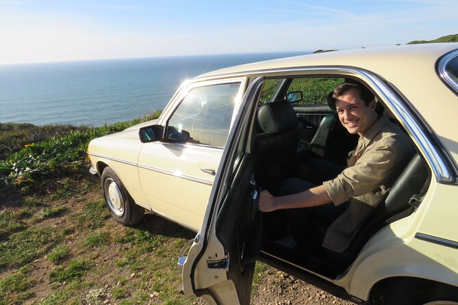 Pena Palace & Sintra Full Day -Private Tour in Classic Car - Azenhas do Mar: cliffside houses and the ocean pool moment