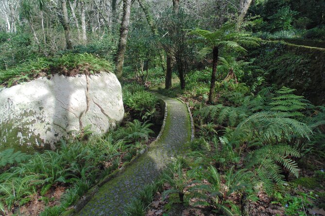 Private Day Tour from the Centre to the Highest Point in Sintra. - Mourish Castle outside walls and Hans Christian Andersen area pass