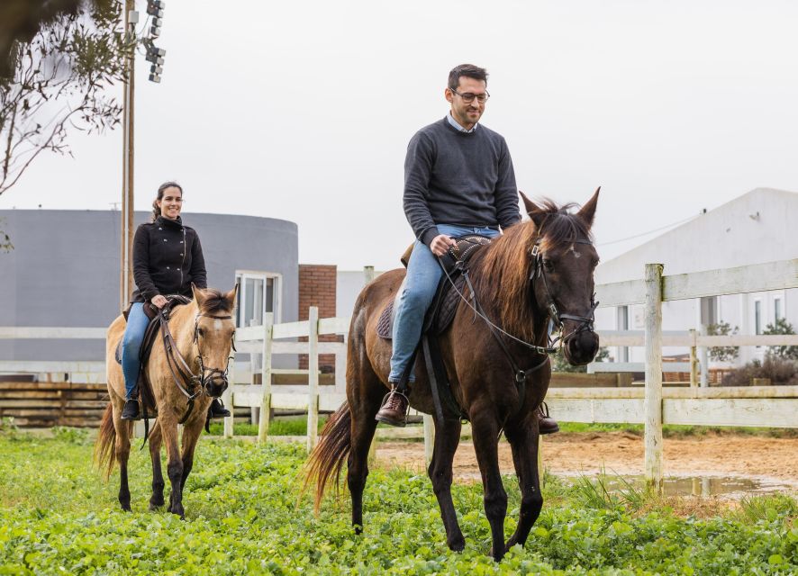 PRIVATE Horseback Riding On The Beach - The route before the beach: forest, reserve, and the Tejo-side nature feel