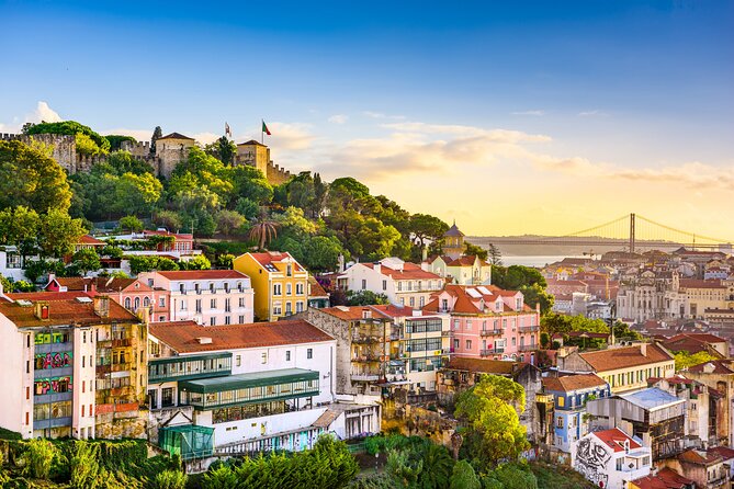 Private Lisbon Historical Tour on a Tukxi - Miradouro de Santa Luzia: terracotta roofs and Tagus views