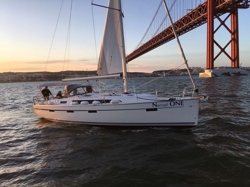 Private Lisbon Sightseeing Sailing Boat Tour with Locals - Passing the Cristo Rei area from the water