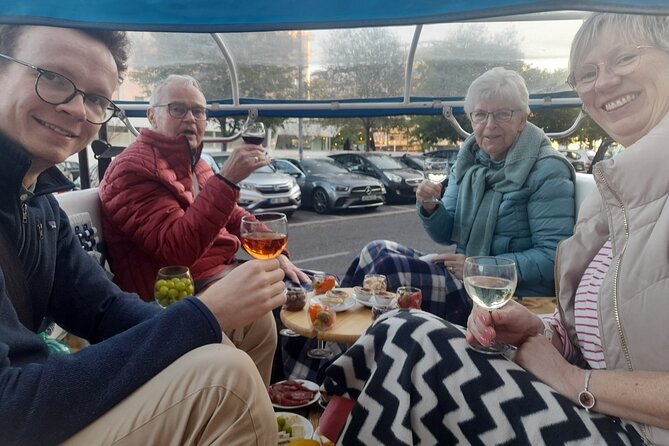 Private tapas tuk tuk tour through Lisbon - Senhora do Monte for sunset vibes and romantic scale