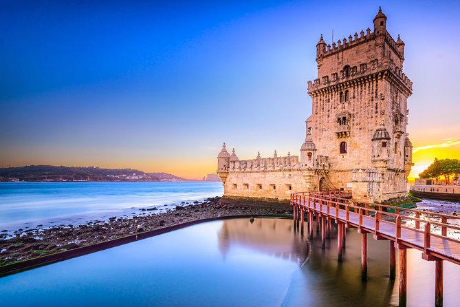 PRIVATE TOUR full day 7 Hills of Lisbon - Stop 1: Belém Tower photos, defenses, and Manueline details