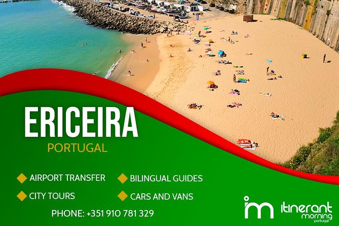 Private Transfer From / To Lisbon Airport x Ericeira - Private transfer for up to 3 people, door to door flow