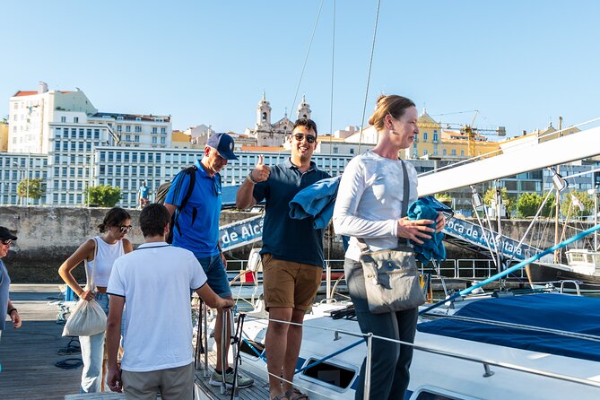 Romantic Private Sailboat in Lisbon for couples - A Lisbon riverside square photo stop you will actually use