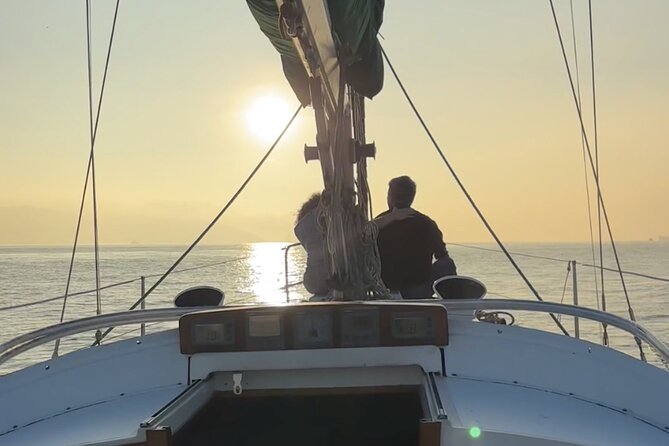 Romantic Sunset Sailing Experience in Lisbon - Cristo Rei and the Explorer Monument From Water Level