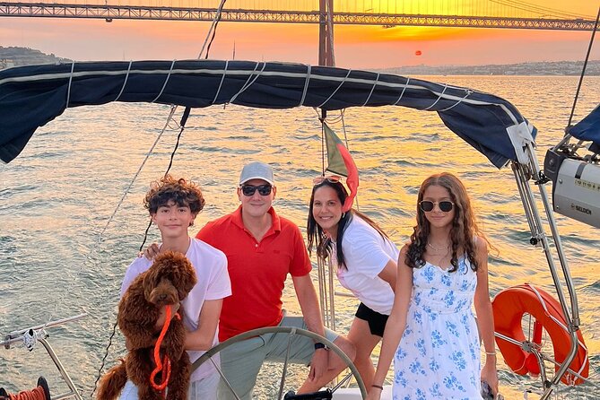 Sailboat Excursion along the Magnificent Tagus River - Cristo Rei at river level: a different way to grasp the skyline