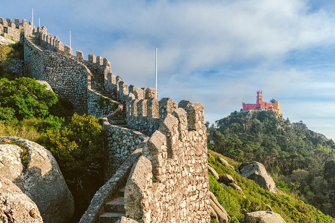 Sintra & Cascais Private Tour from Lisbon + Dinosaur footprints on the beach! - Stop 4: Historic Sintra center for sweets, local flavors, and lunch