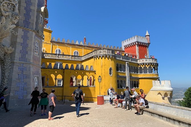 Sintra Cascais Private Tour with Pena Palace and Mouros Castle - Cascais center and Boca do Inferno: two quick coastal mood shifts