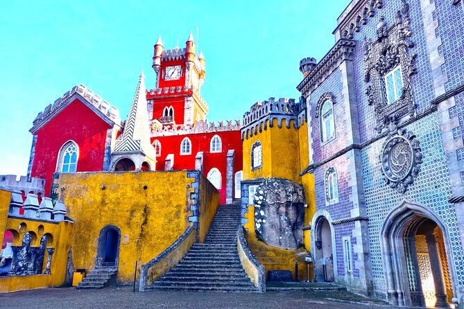 Sintra Half Day with Pena Palace and Regaleira from Lisbon - Pena Palace terraces: the iconic Romantic look, plus a guide for the why