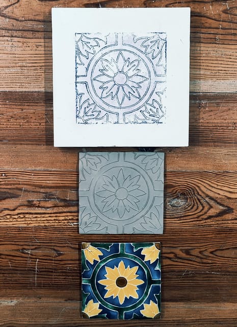 Sintra: Hispanic Moorish Tile Workshop - Take your tile home: pickup timing and shipping limits for U.S. plans
