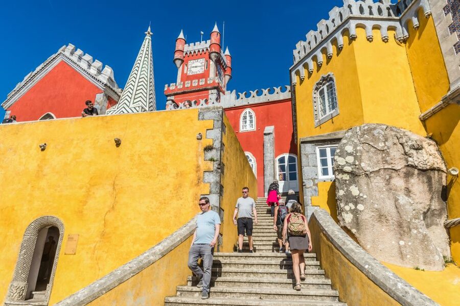 Sintra: Pena Palace and Park Entrance Ticket - The palace interiors: Manueline roots, Ferdinand II expansions, and restored colors