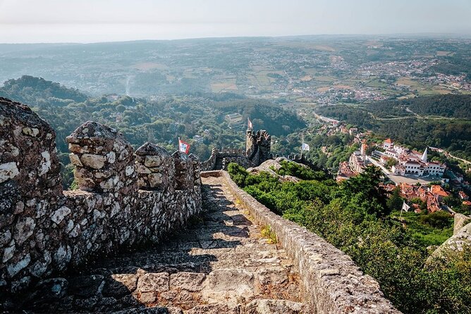 Sintra Private Tour with Tickets: Pena Palace & Moorish Castle - Piriquita and Centro Historico: the payoff after climbing