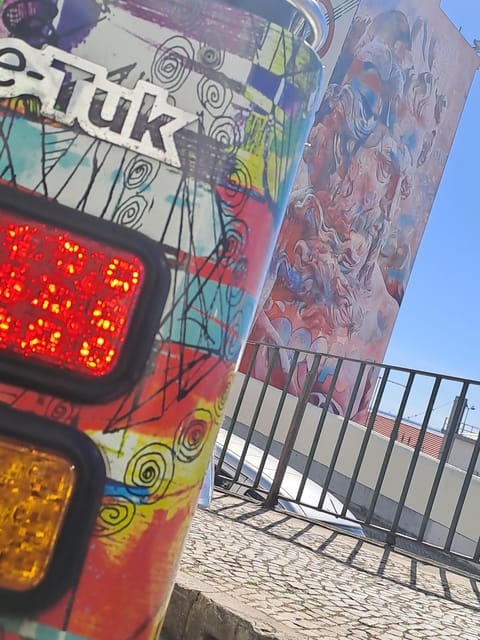 Street Art Lisbon: Tuk Tuk Tour - The 2 hour route, stop by stop