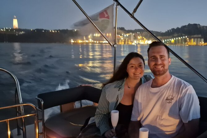 Sunset and Night Cruise with Champagne - From Belém to Almada: the big, dramatic river icons