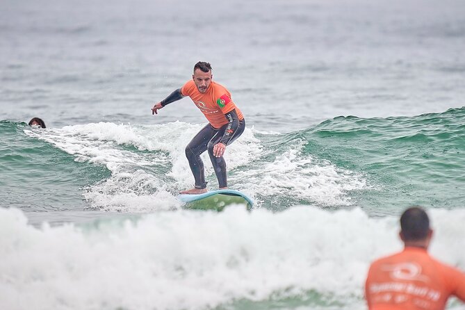 Surf Courses In Peniche and Baleal Portugal - What you get in the water: board, wetsuit, and level-matched coaching