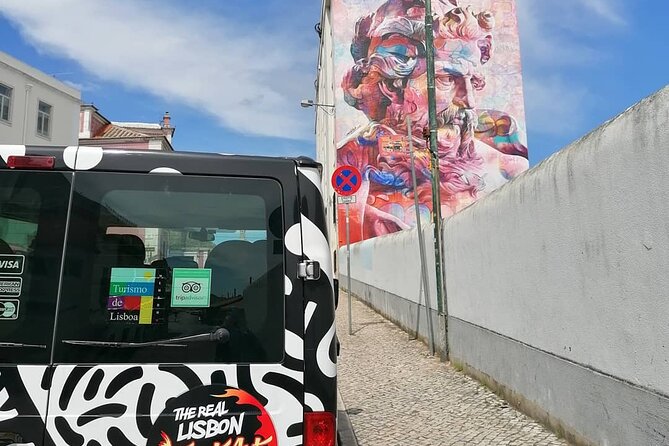 The Real Lisbon Street Art Private Guided Tour by Minivan - Why Lisbon Street Art Works Best With a Vehicle and a Story