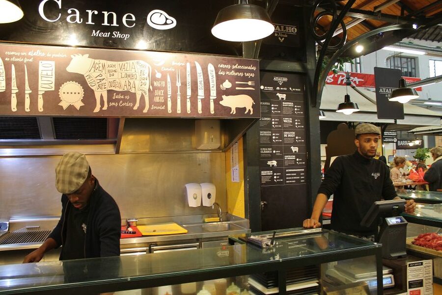 Traditional Lisbon Food Tasting Experience - The restored market stop, porco preto and bife de atum in context