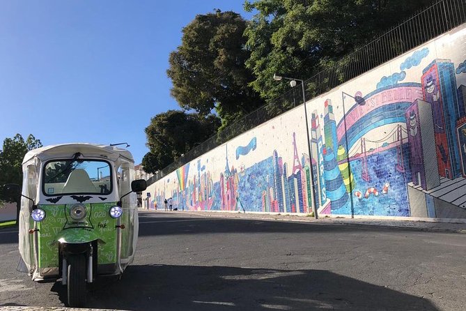 Tuk Tuk Lisbon: Exploring Urban Art - Stop 6: Lx Factory for more street art, including Bordalo II’s garbage bee
