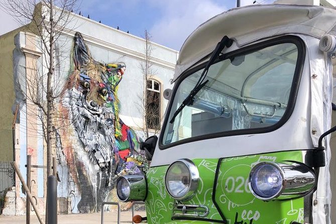Tuk Tuk Lisbon: Exploring Urban Art - Stop 2: Santa Clara Field and André Saraiva’s 53,000 tiles