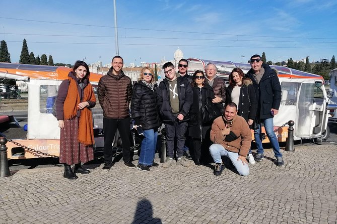 Tuk tuk tour in Belem area - Stop 4: Padrão dos Descobrimentos, a 1960 memorial on the Tagus