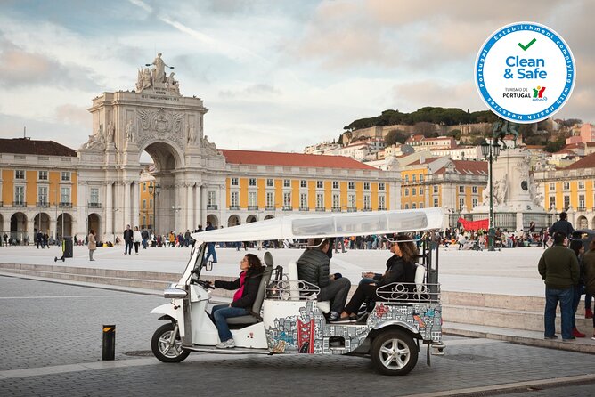 Tuk Tuk Tour in Lisbon's Old Town - Tram 28 - Miradouros on schedule: Portas do Sol, Senhora do Monte, and Sao Pedro de Alcantara